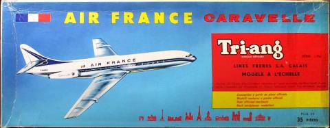 Верх коробки Tri-ang C 357P Air France Caravelle